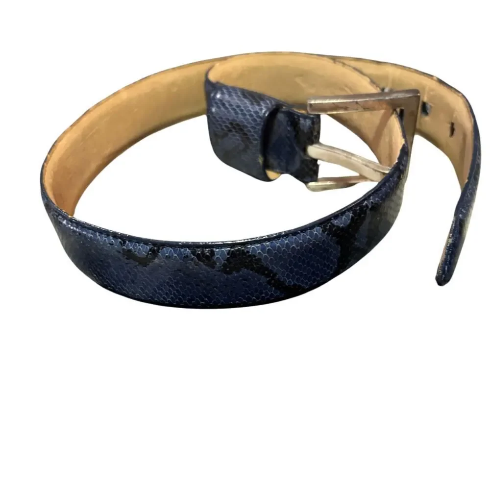 Italian Genuine Calfskin Leather Belt Size Small 30